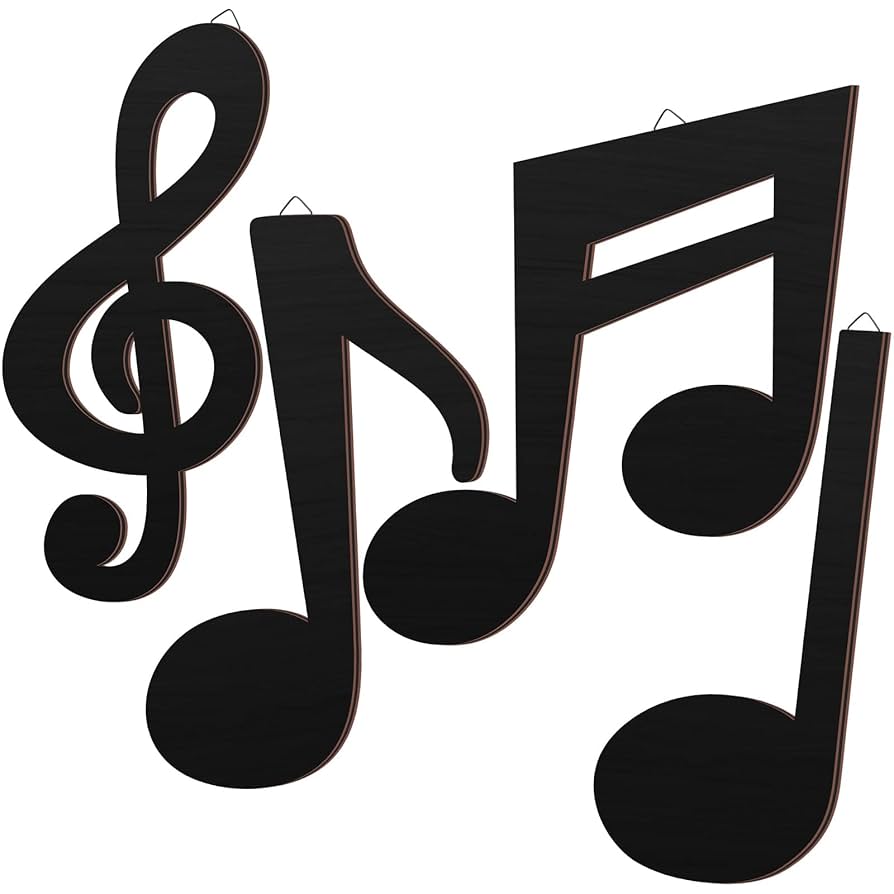 Amazon.co.jp: ト音記号4点 壁装飾 音符 壁アート 音符 壁 音符